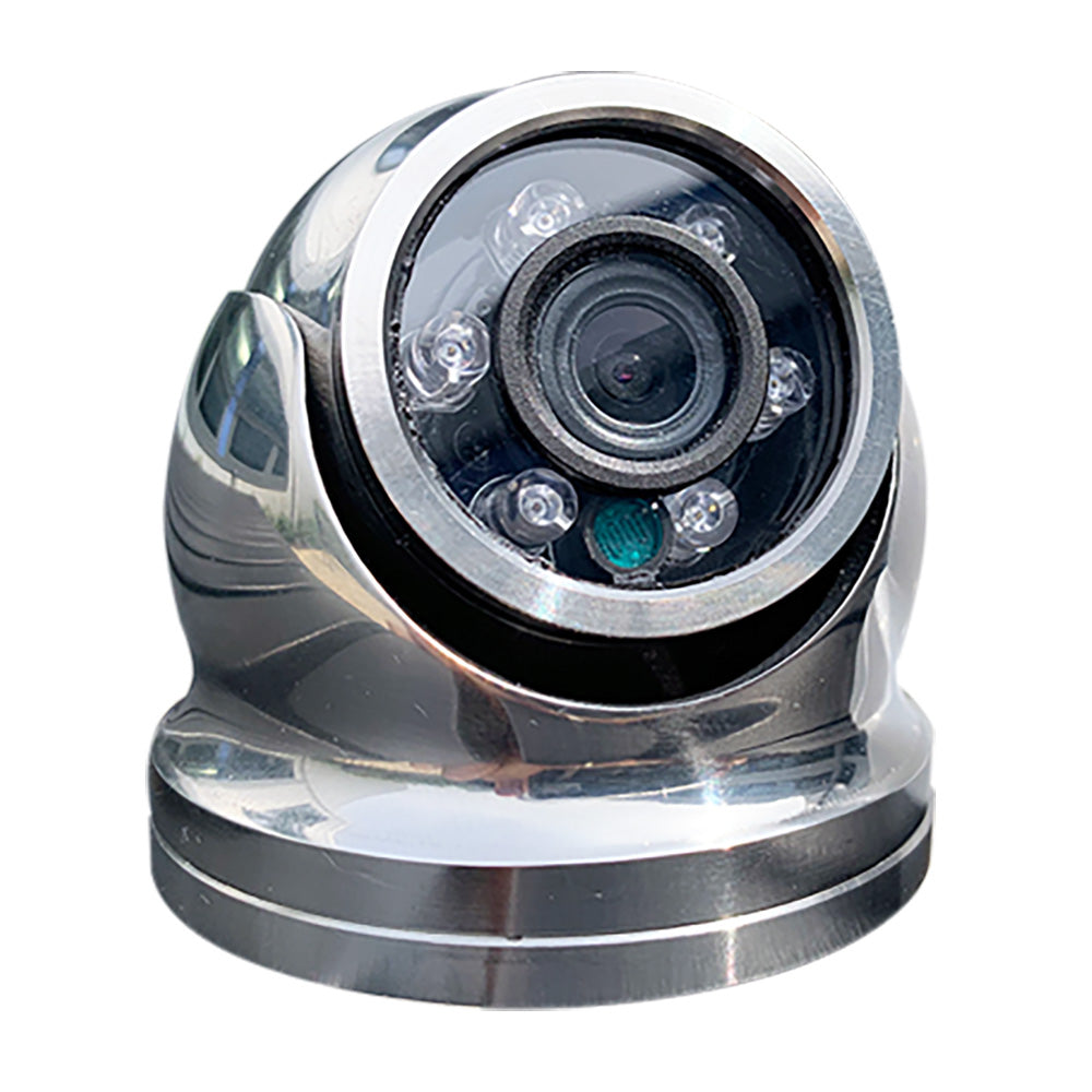 Iris Innovations Iris Hi-Resolution Analog Mini Dome Camera - 316 Stainless Steel - CVBS - TVI — marine cameras - network video