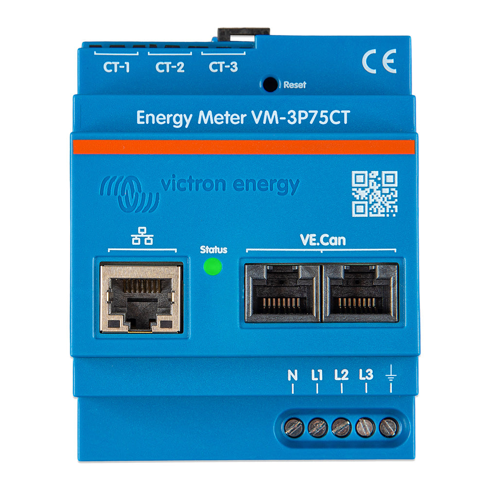 Victron Energy Meter VM-3P75CT Single + 3-Phase — marine meters & monitoring