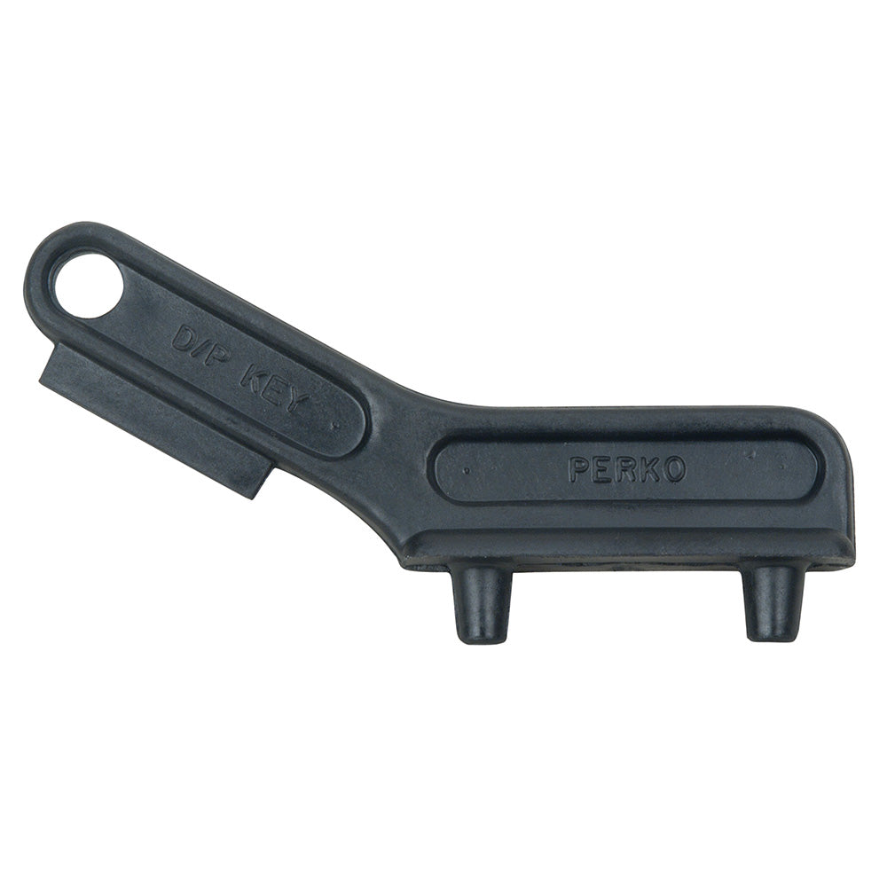 Perko Plastic Deck Plate Key - Black — marine accessories