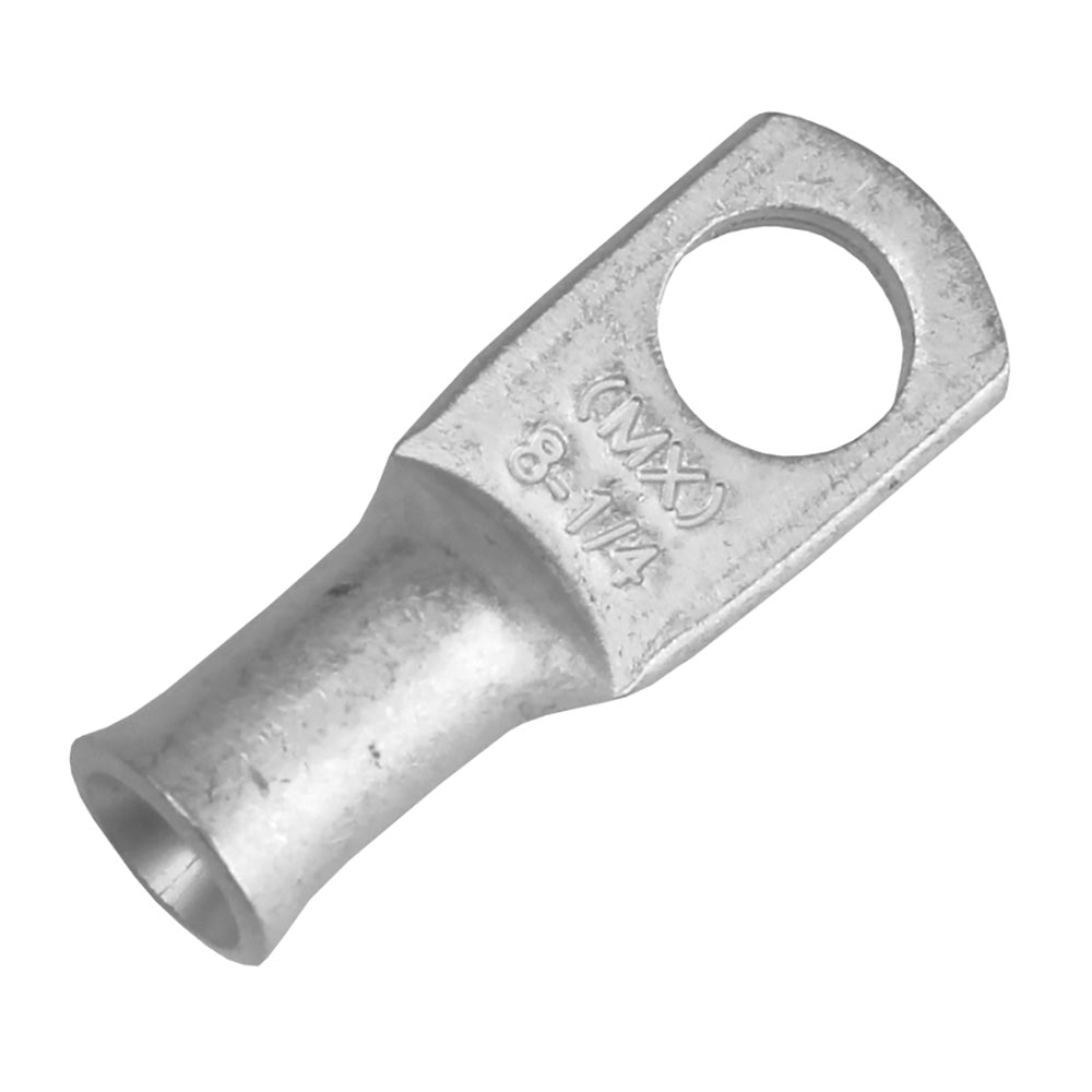 Pacer Tinned Lug 8 AWG - 1/4" Stud Size - 10 Pack — marine terminals