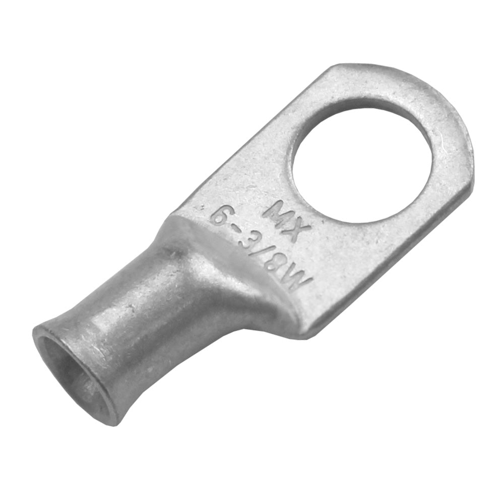 Pacer Tinned Lug 6 AWG - 3/8" Stud Size - 10 Pack — marine terminals