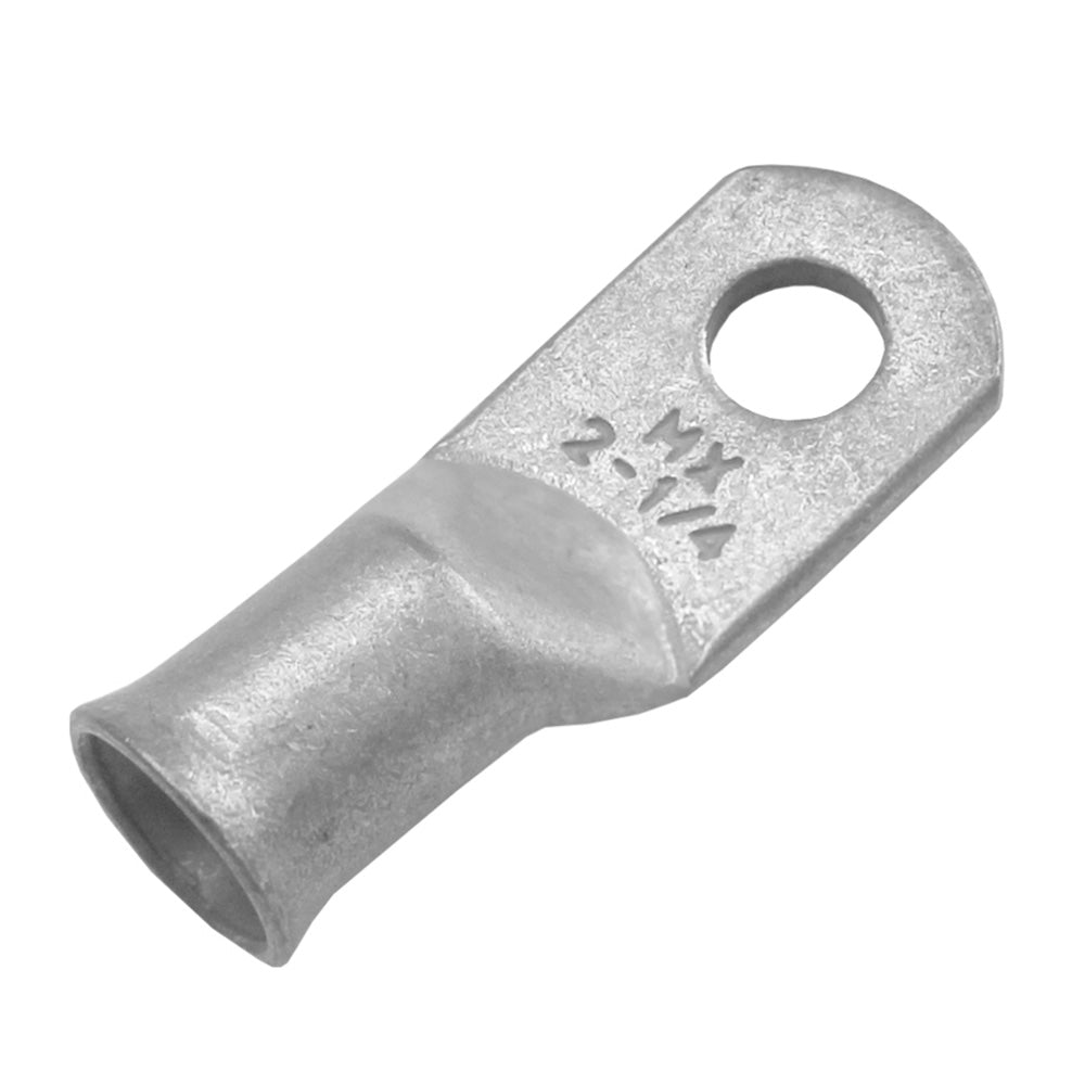Pacer Tinned Lug 2 AWG - 1/4" Stud Size - 10 Pack — marine terminals