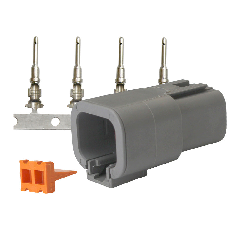 Pacer DTP Deutsch Receptacle Repair Kit - 14-12 AWG (4 Position) — marine terminals