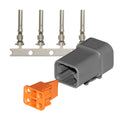 Pacer DTP Deutsch Plug Repair Kit - 14-12 AWG (4 Position) — marine terminals
