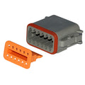 Pacer Deutsch DT Plug & Wedge Lock Kit - 12 Position - 5 Pack — marine terminals