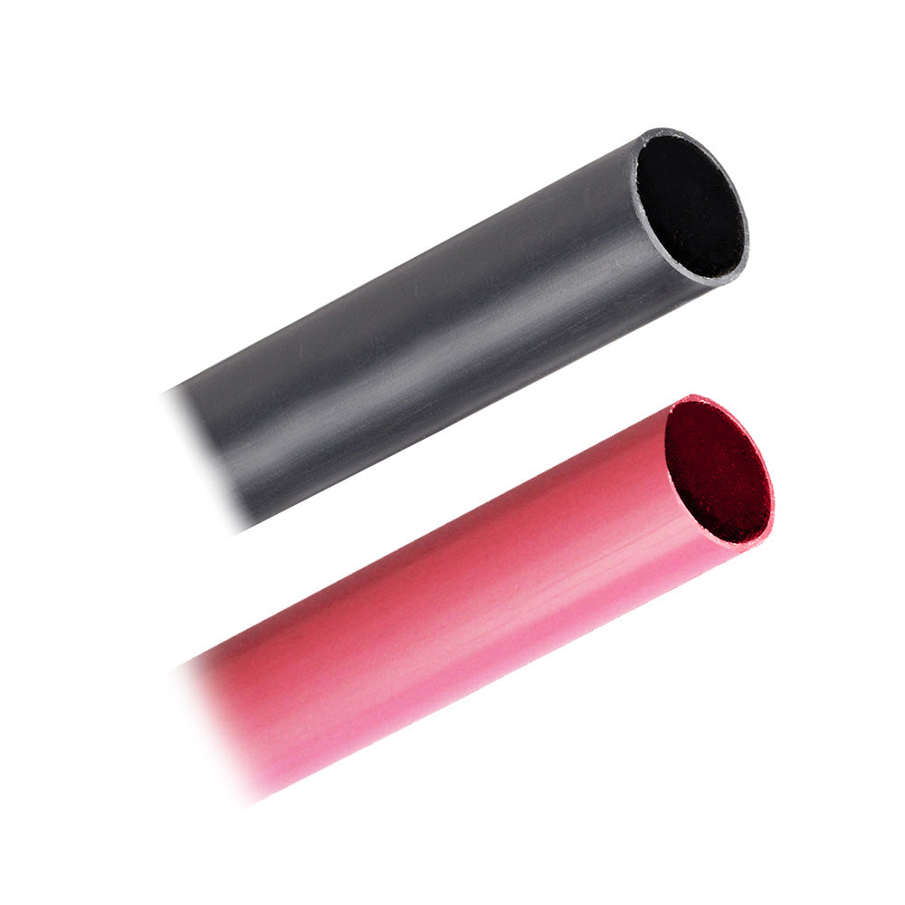 Pacer Battery Cable Heavy Wall Heat Shrink Tubing - 3/4" x 3" - Black/Red (2-Pieces Combo Pack) — marine wire management