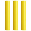 Pacer Battery Cable Heat Shrink Tubing - 1" x 12" - Yellow (3-Pieces) — marine wire management