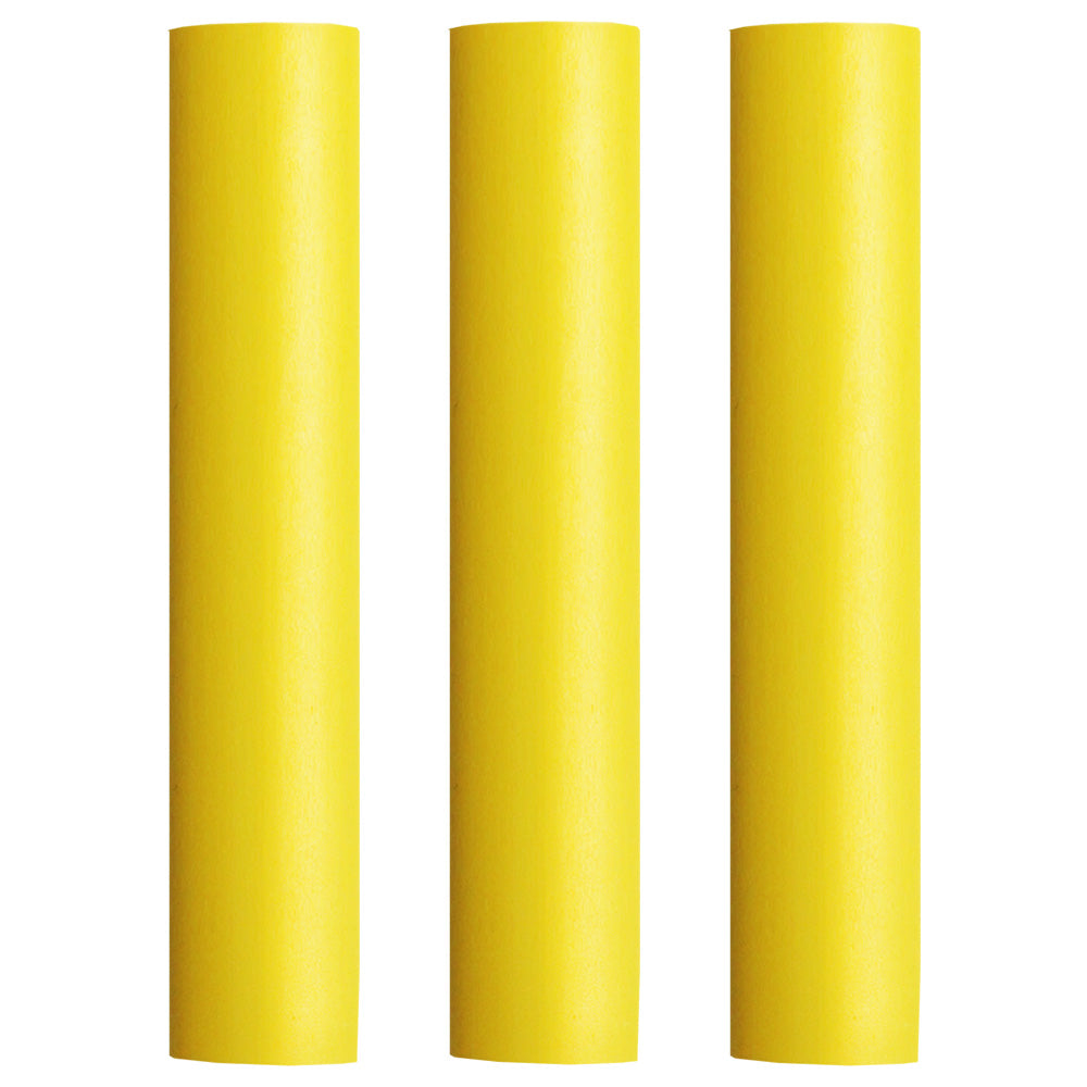 Pacer Battery Cable Heat Shrink Tubing - 1" x 12" - Yellow (3-Pieces) — marine wire management