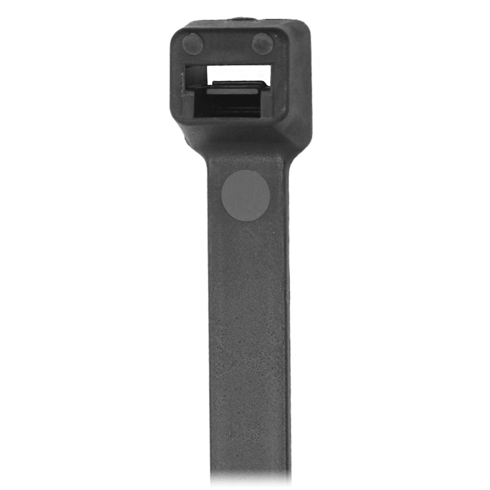 Pacer 15" Cable Tie - Black - 120lb Tensile Strength - 4" Bundle Diameter - 100 Piece Bag — marine wire management