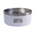 Toadfish Non-Tipping Dog Bowl - White — marine outdoor