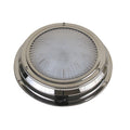 Scandvik LED Dome Light - Traditional - Stainless Steel - 5.5" - 12V — marine dome/down lights