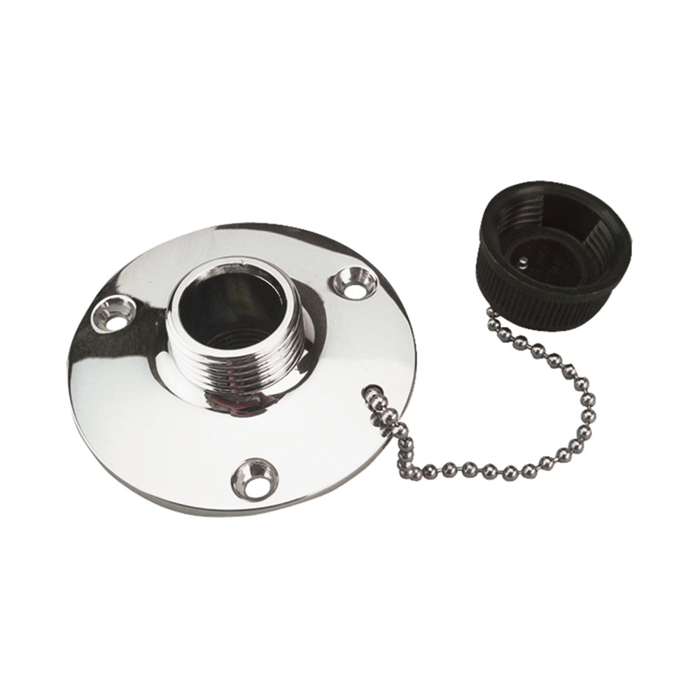 Sea-Dog Washdown Water Outlet - Chrome Plated Brass — marine accessories