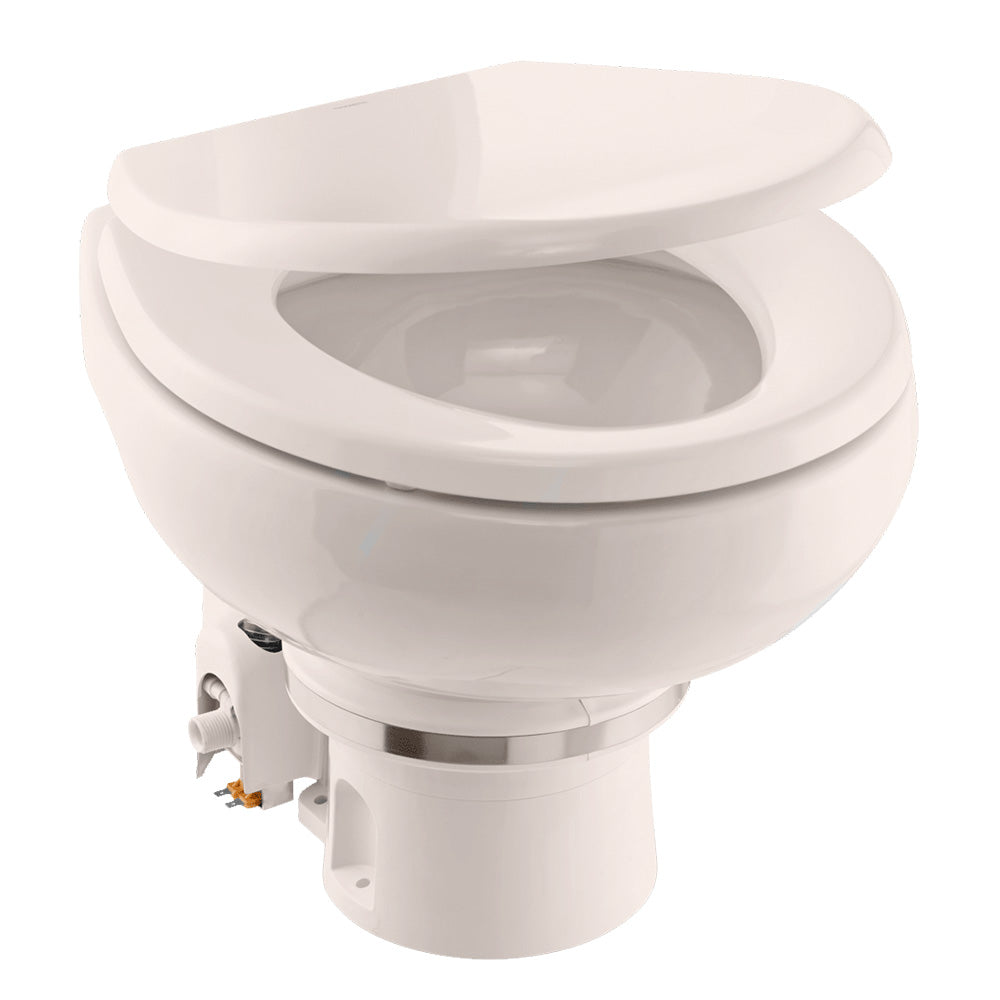 Dometic MasterFlush MF 7120 - Bone - Electric Macerating Toilet w/Orbit Base & Slow Close Seat - Freshwater - 12V — marine marine sanitation