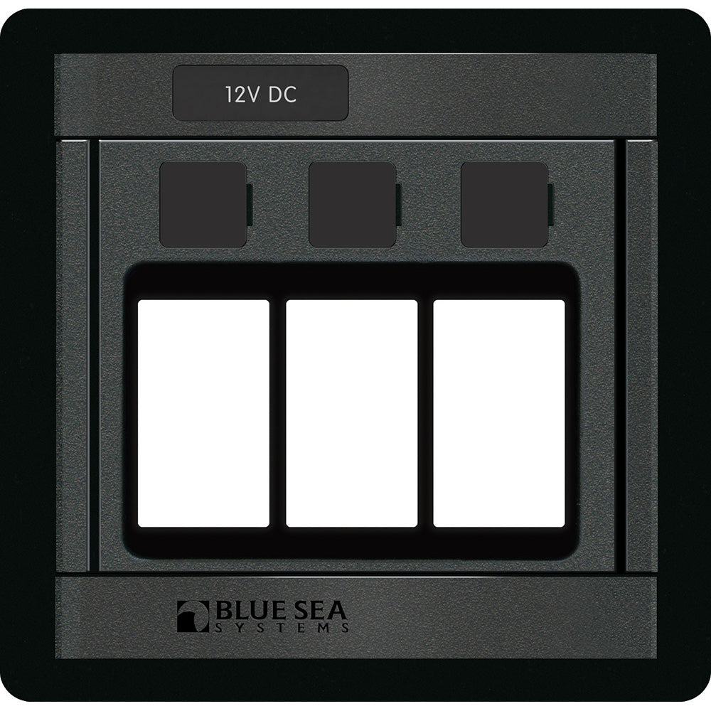Blue Sea Systems Blue Sea 1520 Remote Control Switch - 360 Panel - 3 Blank — marine accessories