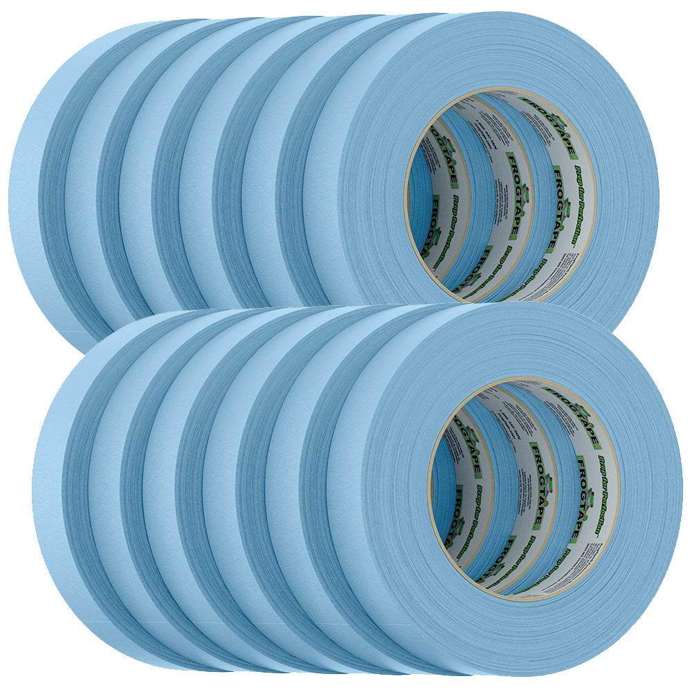 FrogTape CP 250 Medium-High Adhesion Masking Tape - 24MM x 55M x 12-Pack - Light Blue - Rated f/250°F — marine adhesives/sealants/tapes