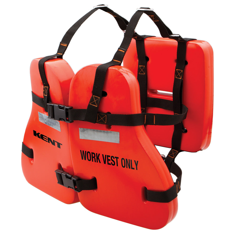 Kent Sporting Goods Kent Type V Vinyl Dip Work Vest - Oversized - Fits Chest Size 42”- 68” — marine personal flotation devices