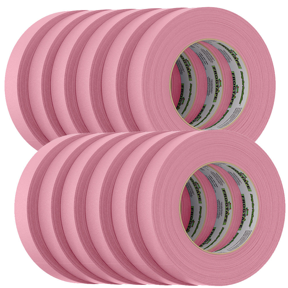 FrogTape CP 325 Medium-High Adhesion Masking Tape - 24MM x 55M x 12-Pack - Pink - Rated f/325°F — marine adhesives/sealants/tapes