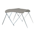 Carver by Covercraft Carver 3 Bow 4681U Bimini Top with Boot - Cadet Grey Acrylic — marine biminis/shades/umbrellas