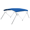 Carver by Covercraft Carver 3 Bow 5487U Bimini Top with Boot - Pacific Blue Acrylic — marine biminis/shades/umbrellas