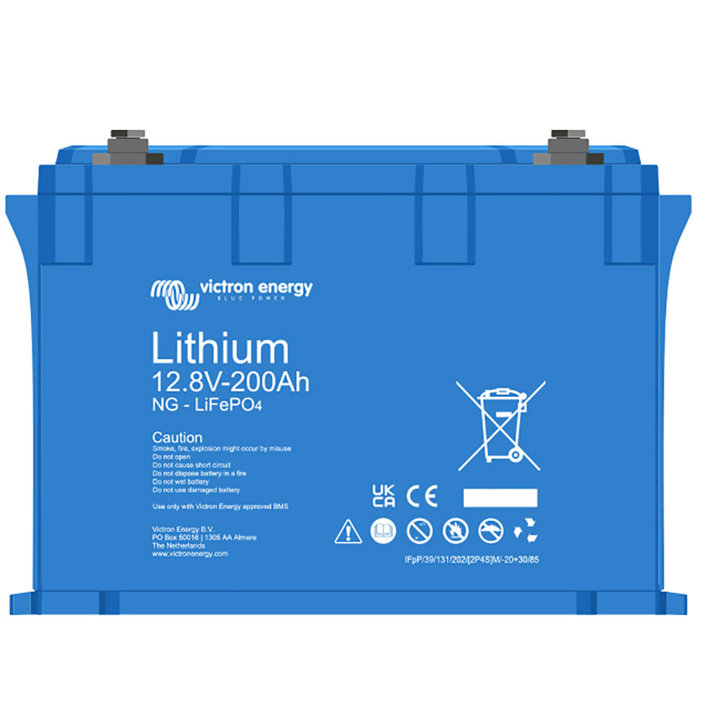 Victron Energy Victron Lithium Battery 12VDC 200Ah NG Smart LifePO4 — marine batteries