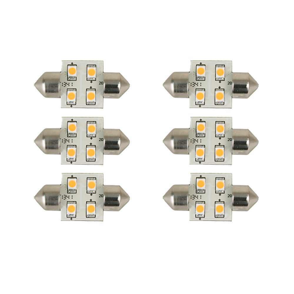 Scandvik 41160 Bulb Warm White *6-Pack — marine bulbs
