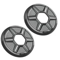 Fusion Apollo™ 6.5" Shielded Grey Speaker Grilles (Pair) — marine accessories