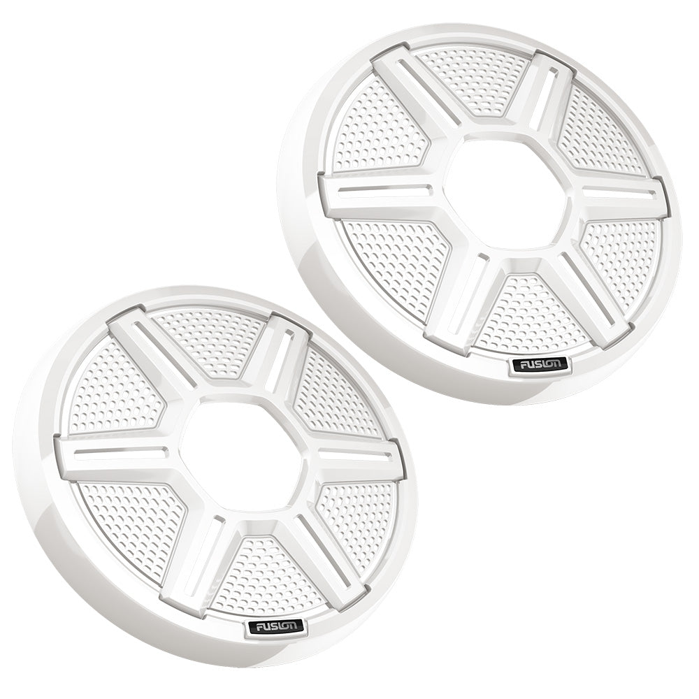Fusion Apollo™ 7.7" Shielded White Speaker Grilles (Pair) — marine accessories