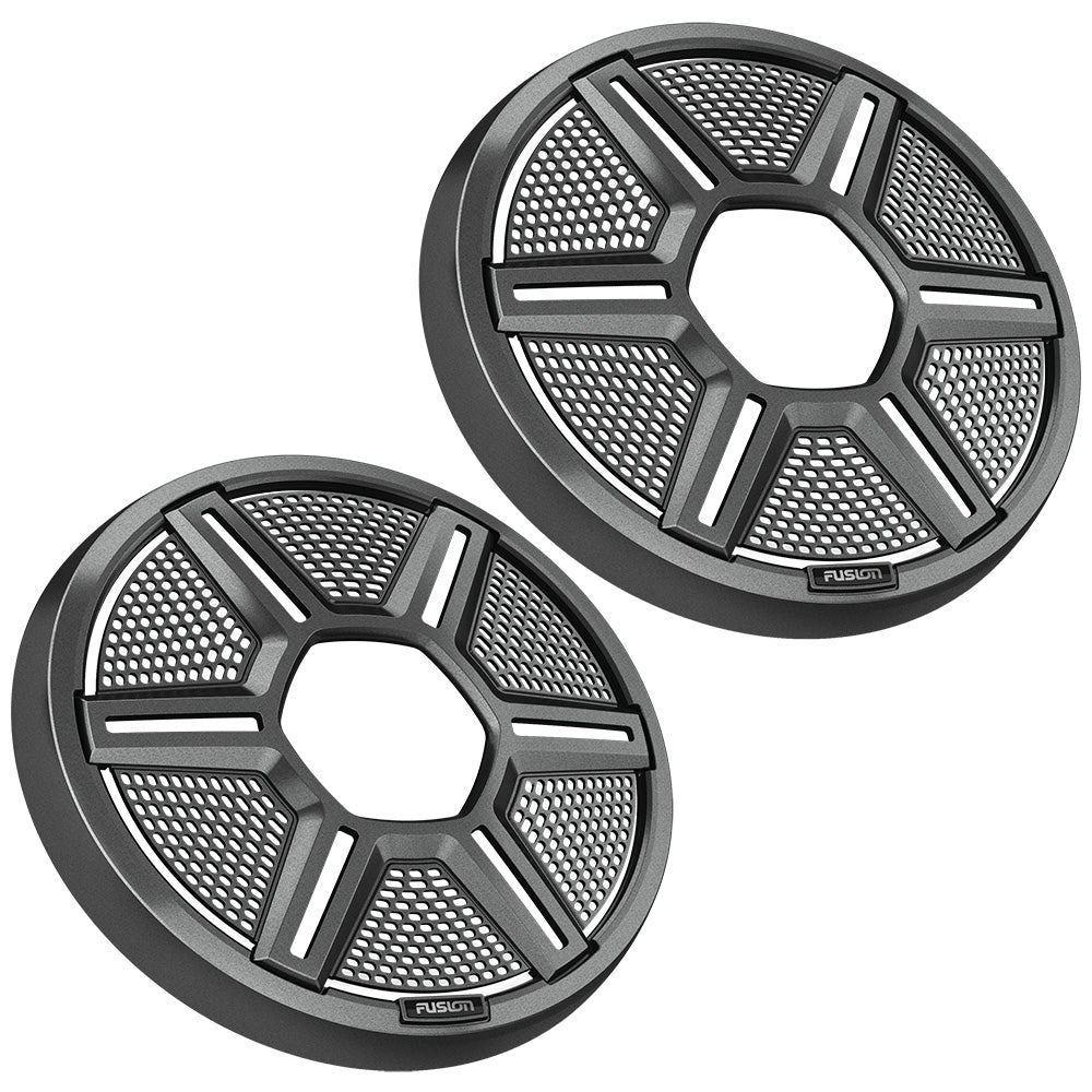 Fusion Apollo™ 8.8" Shielded Grey Speaker Grilles (Pair) — marine accessories