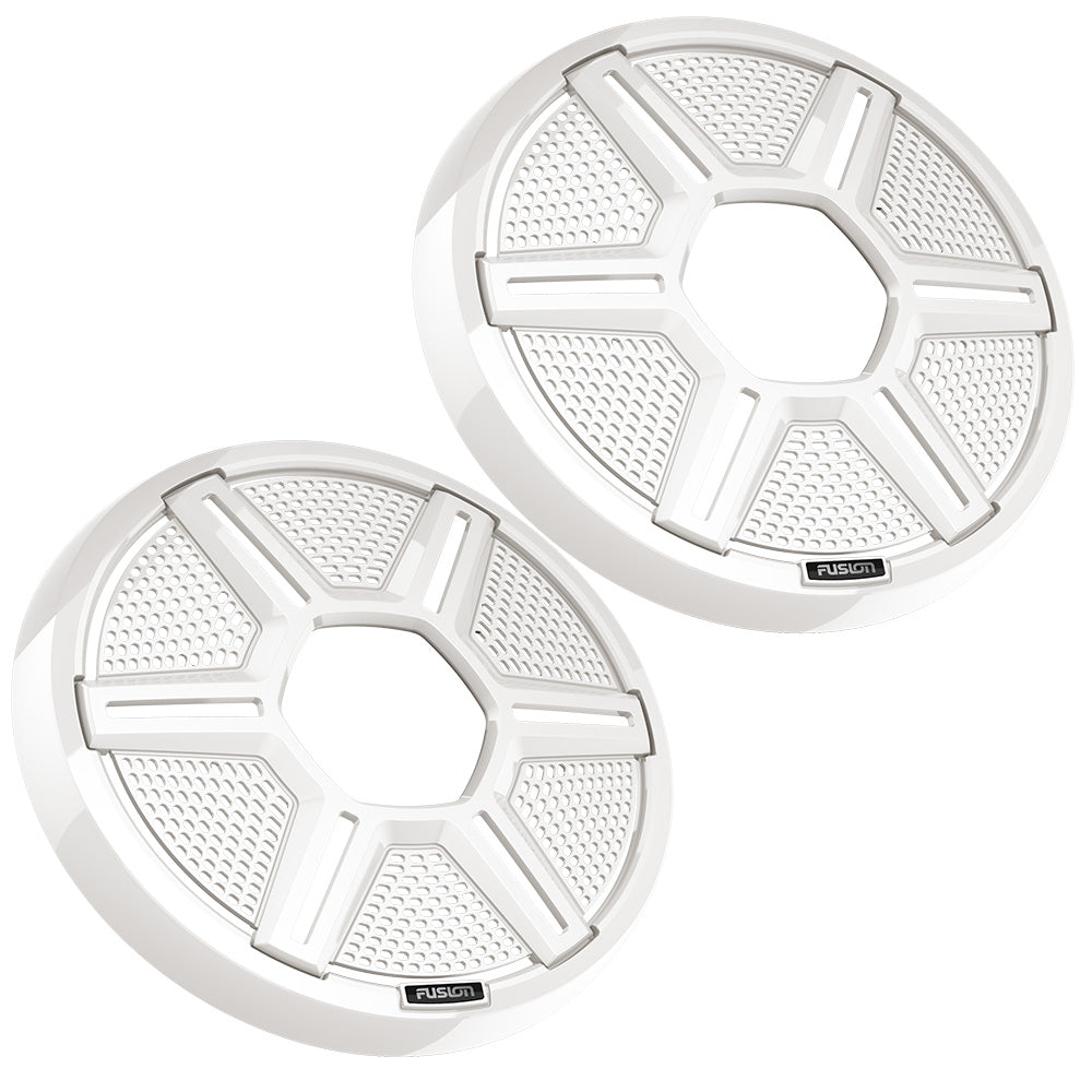 Fusion Apollo™ 8.8" Shielded White Speaker Grilles (Pair) — marine accessories