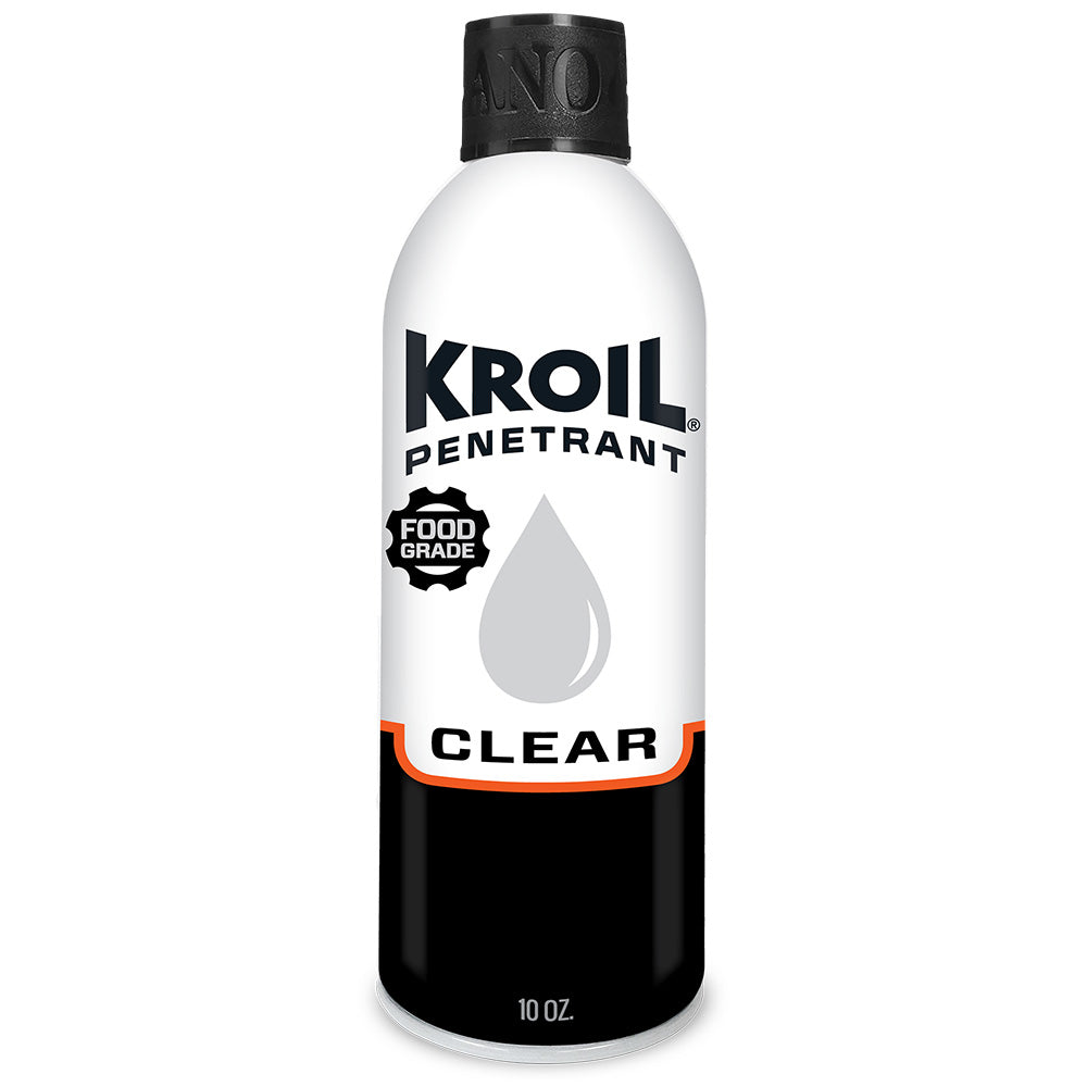 Kroil Clear Food Grade Penetrating Oil - Aerosol - 10oz Can — marine cleaning