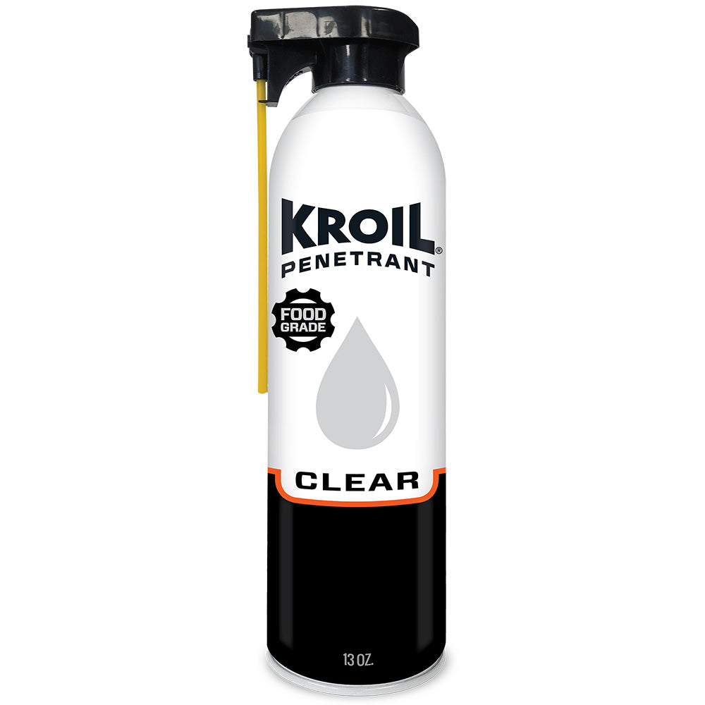 Kroil Clear Food Grade Penetrating Oil - Aerosol - 13oz Can w/SprayTech™ — marine cleaning