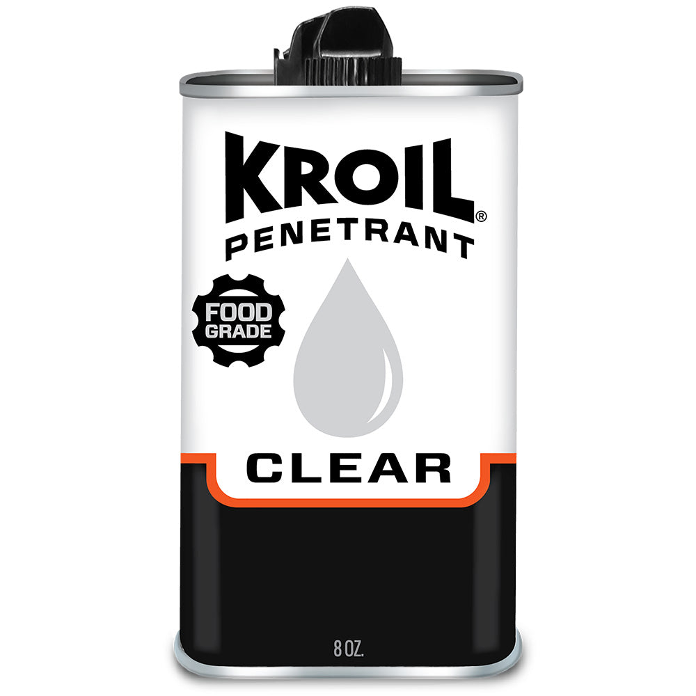Kroil Clear Food Grade Penetrating Oil - Drip - 8oz Can — marine cleaning
