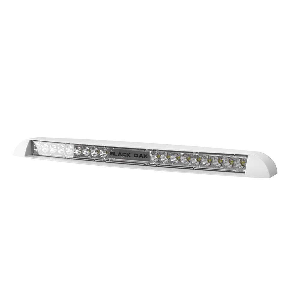Black Oak LED Black Oak Low Profile Marine Bar - Spot - White — marine light bars