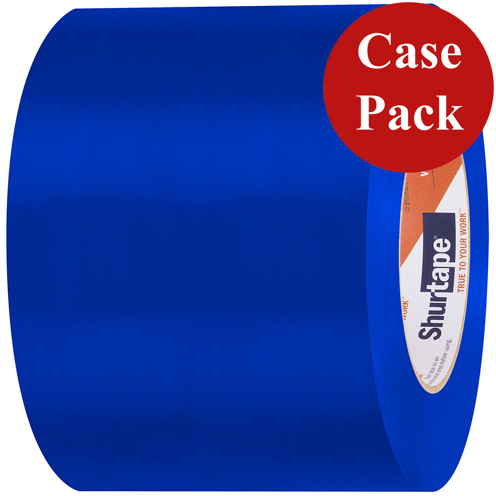 Shurtape UV-Resistant Marine Heat Shrink Tape - 96MM x 55M Roll - Straight Edge Blue *Case of 12 Rolls* — marine adhesives/sealants/tapes