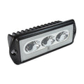 Lumitec CapriLT Flush Mount LED Flood Light - White Non-Dimming - Black Housing — marine flood/spreader lights