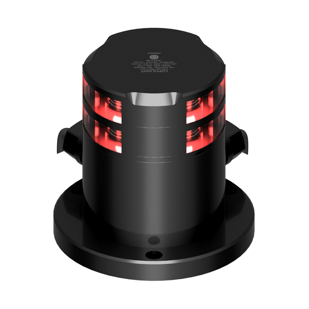 Lopolight 3nm Double Stacked Ice-Class 360 Degree - Red Light — marine navigation lights