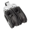 Barton Marine Size 0 20mm Plain Bearing Pulley Block Double Fixed Eye — marine blocks