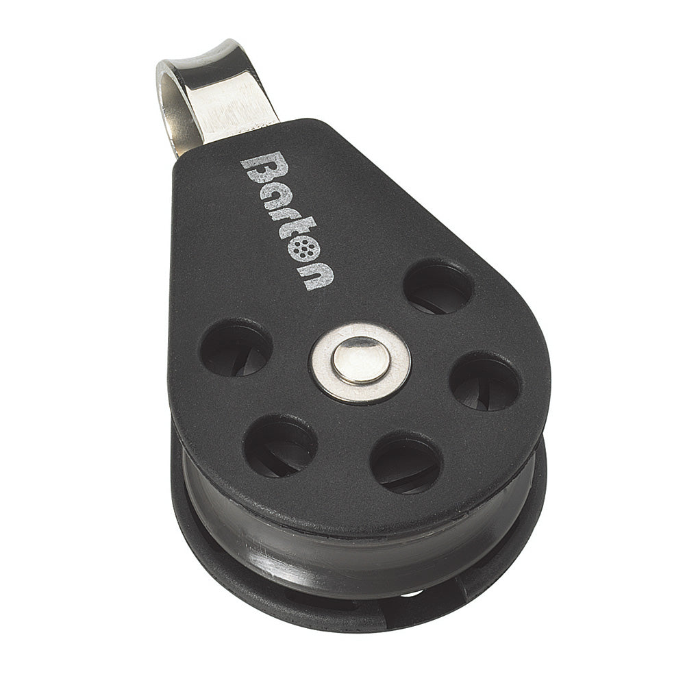 Barton Marine Size 3 45mm Plain Bearing Pulley Block Single With Fixed Eye — marine blocks