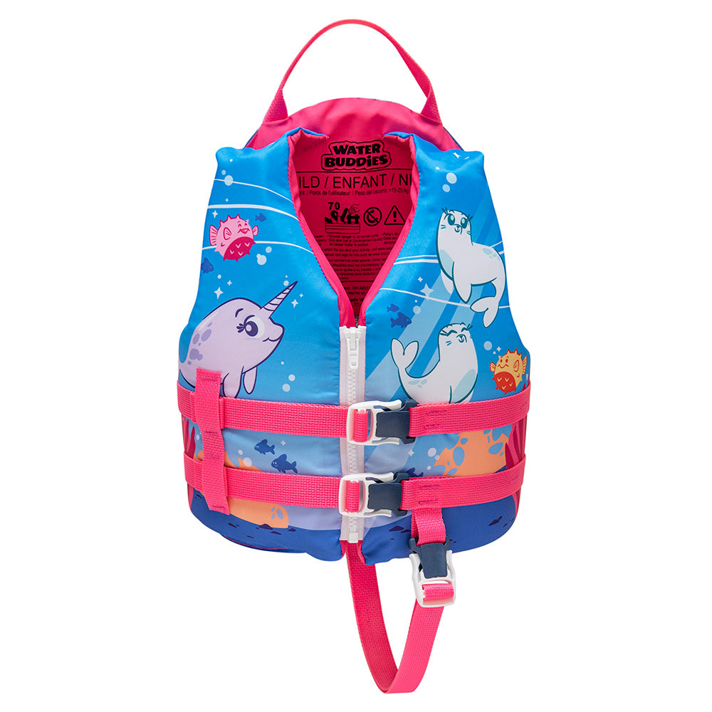 Full Throttle Child Water Buddies Life Vest - Octopus - 30-50lbs Type III — marine personal flotation devices