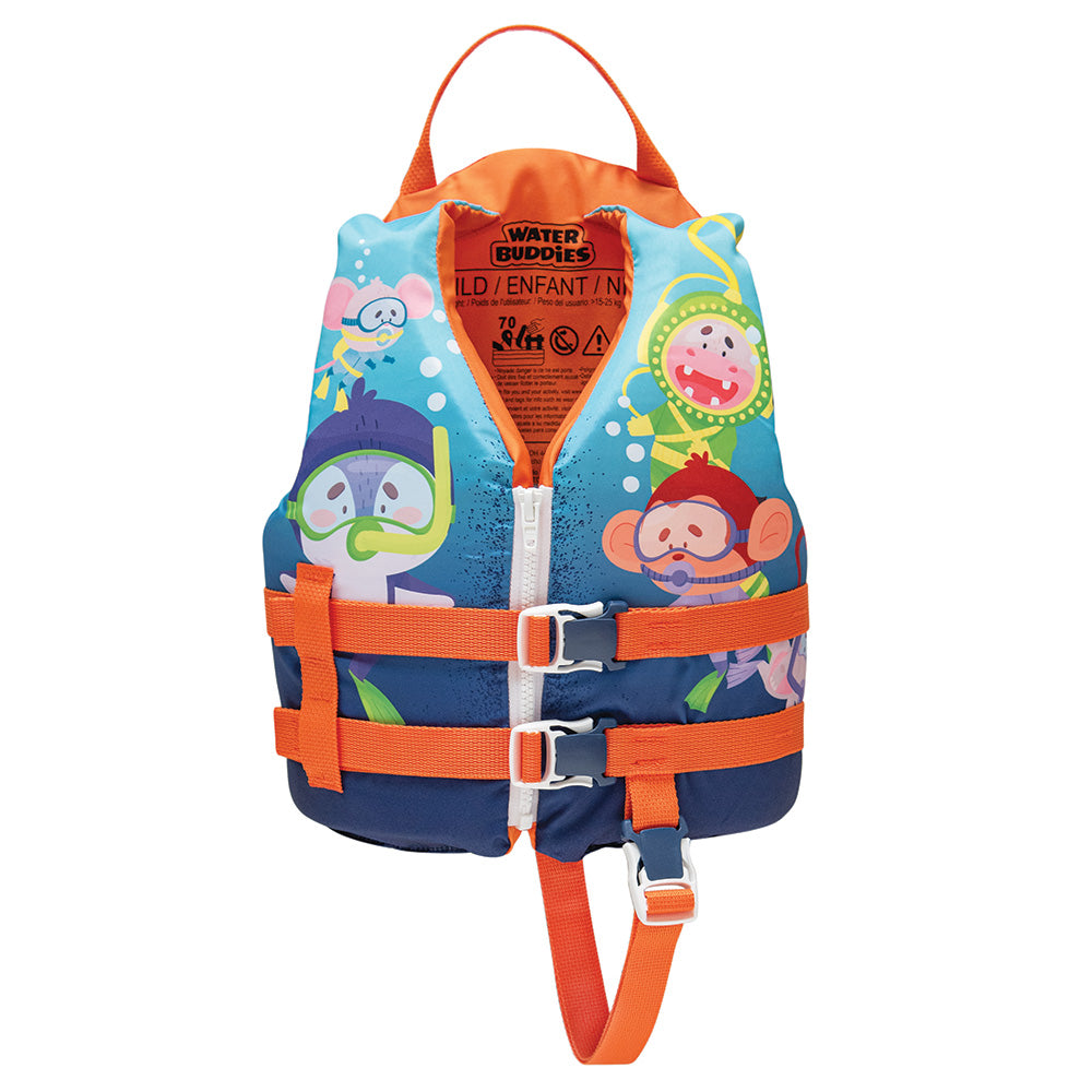 Full Throttle Child Water Buddies Life Vest - Shark - 30-50lbs Type III — marine personal flotation devices