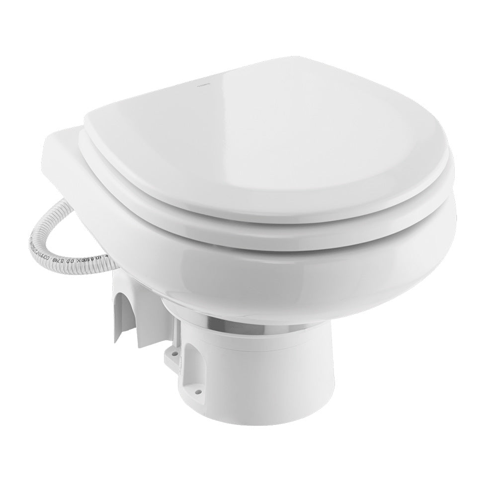 Dometic MasterFlush 7260 White Electric Macerating Toilet w/Orbit Base - Raw Water - 12V — marine marine sanitation