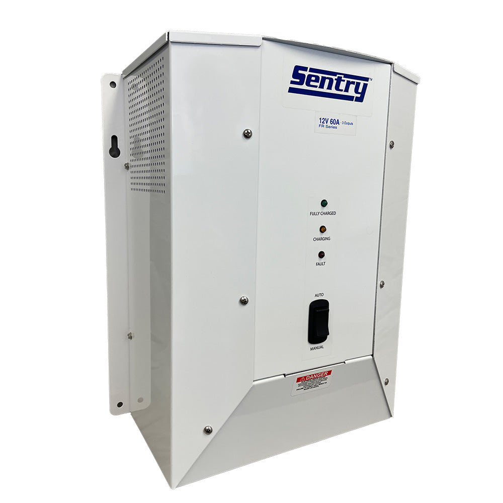 Sentry Marine Battery Charger 115/230V Input 12VDC - 60A - 3-Bank — marine battery chargers