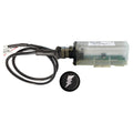 TALOS Remote Housing Lightning Detection System w/20' Cable - Black Round Indicator w/Translucent Housing — marine lightning detectors