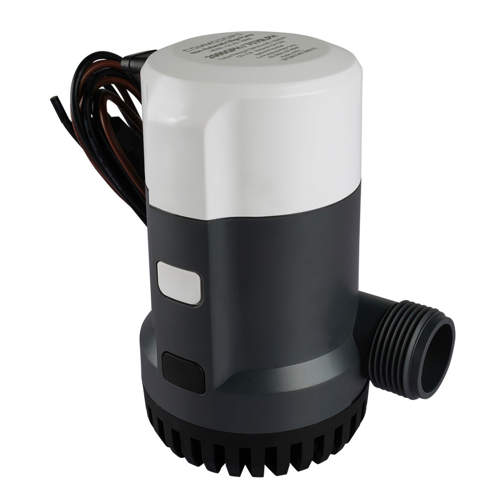 Commodore 2000 GPH Automatic AMP Sensor Bilge Pump - 12V — marine bilge pumps