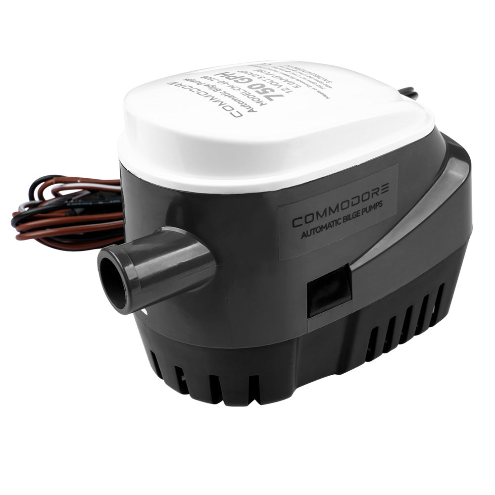 Commodore 750 GPH 60 Series Automatic Bilge Pump - 12V — marine bilge pumps