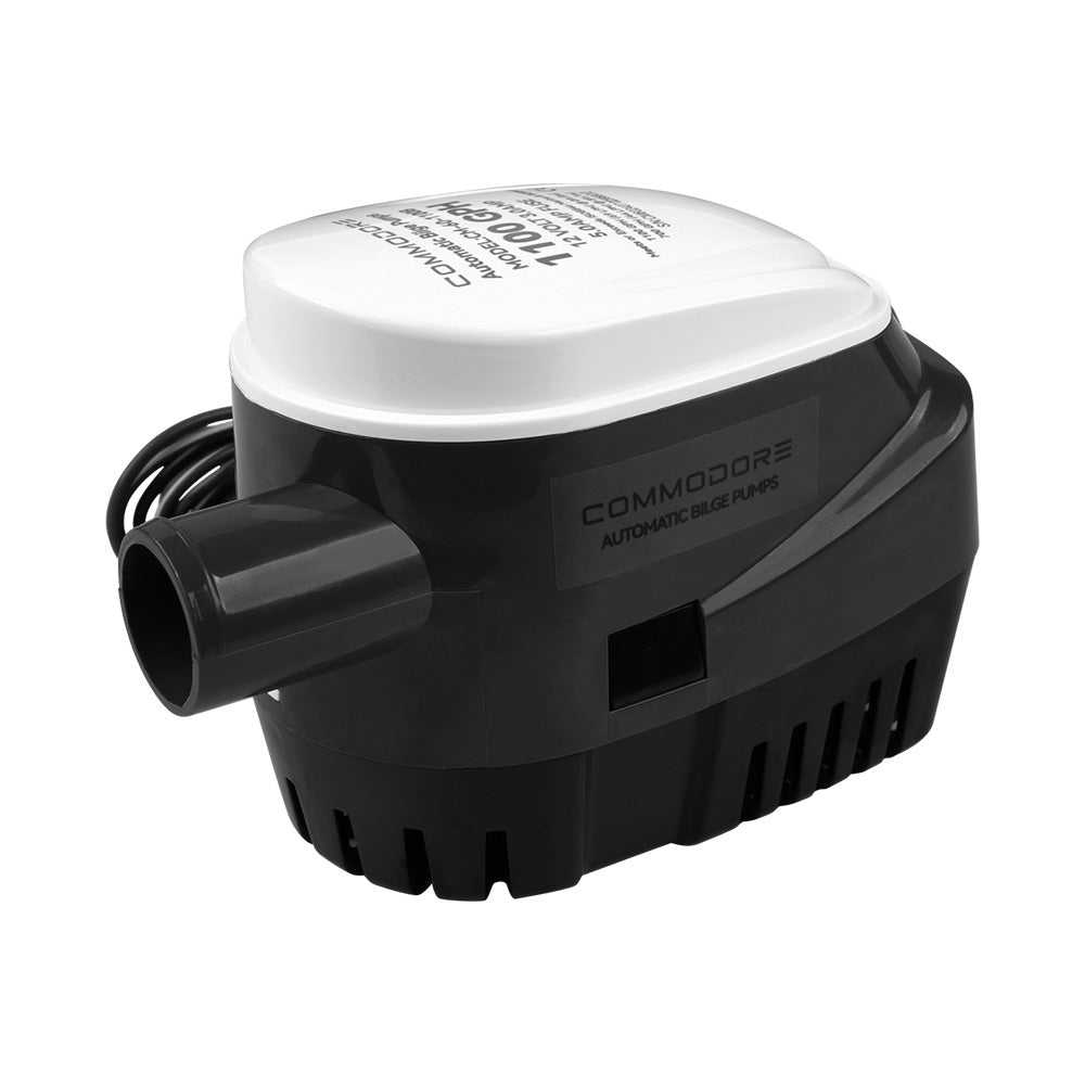 Commodore 1100 GPH 60 Series Automatic Bilge Pump - 12V — marine bilge pumps