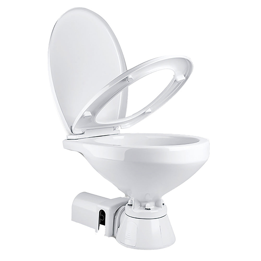 Commodore Electric Marine Toilet - Rear Macerator - Regular Size — marine marine sanitation