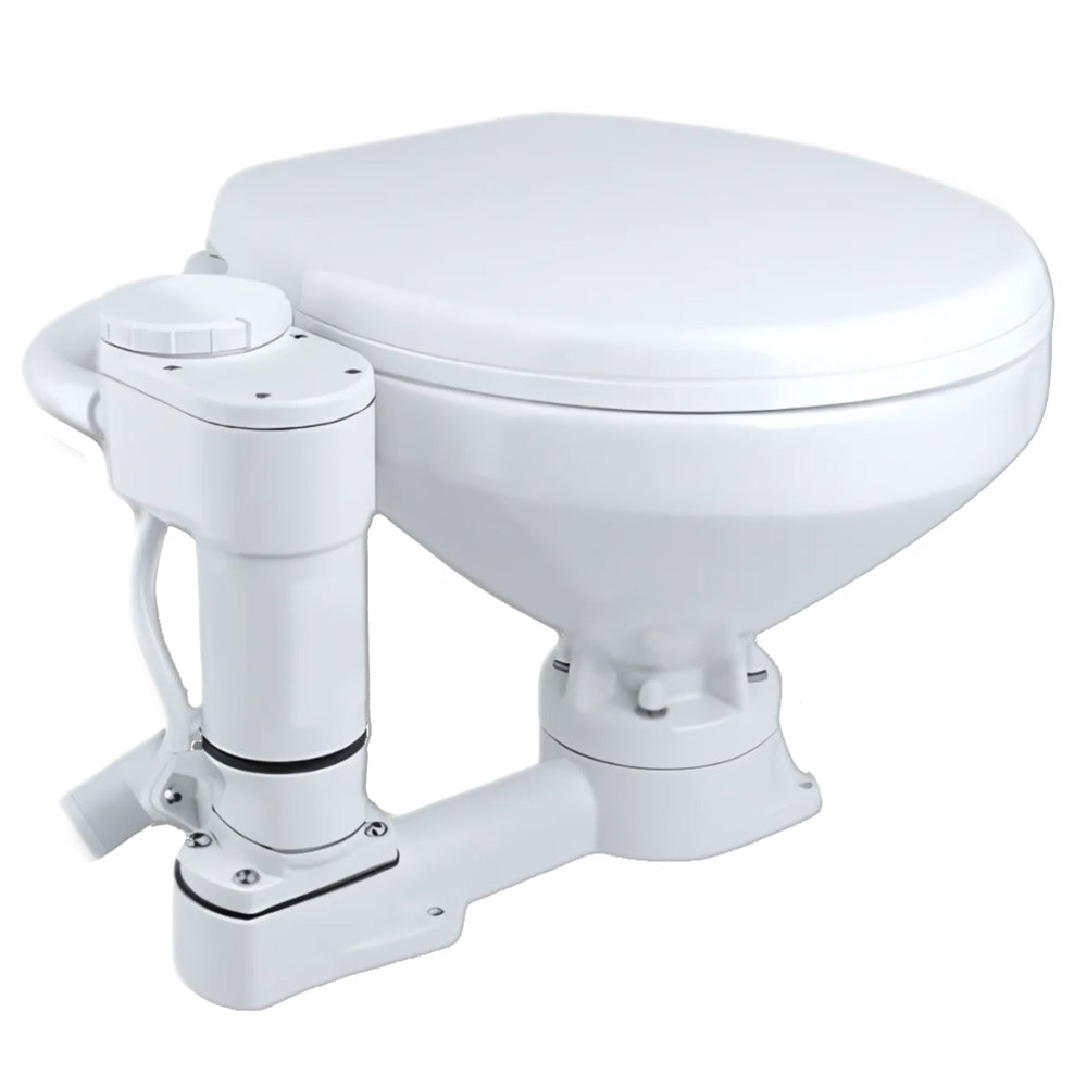 Commodore Electric Marine Toilet - Twist Flush - Regular Size — marine marine sanitation