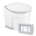 Commodore Deluxe Flush Electric Toilet w/Solenoid Valve - Fresh Water Pump — marine marine sanitation