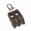 Barton Marine Barton Size 1 30mm Plain Bearing Pulley Block Double w/Swivel — marine hardware